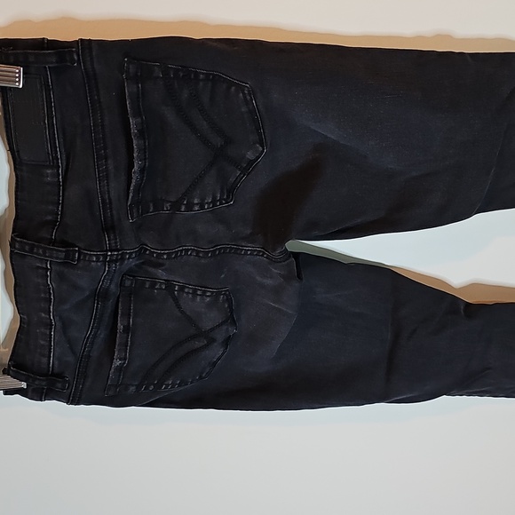 William Rast Black Skinny Jeans with Distressed Details - Picture 4 of 8
